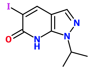 (image for) MCYI0557 5-Iodo-1-isopropyl-1H-pyrazolo[3,4-b]pyridin-6(7H)-one